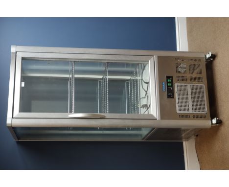 Polar GD881 commercial refrigerated display/dessert fridge, W71cm, H179cm, D70cm (This item is PAT tested - 5 day warranty fr