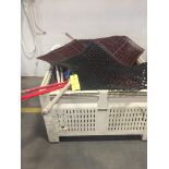 Tote with Plastic Shovels and Tools