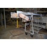 Motorized Belt Conveyor, Approx. 14 Length x 24 in. Wide Belt, Motor, Support Carriage on One Side