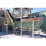 Receiving Hopper Steel Construction, 16 ft. Length x 5 ft. Wide, Includes Approx. 24 ft. Length