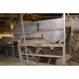 Stainless Steel De-Watering Shaker Station, 72 in. Length, Motorized 230 Volt
