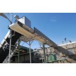 Motorized Rabbit Ear Belt Conveyor, 65 ft. Length x 30 in. Wide Belt
