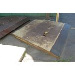 Steel Dock Plate, 84 in. x 72 in.