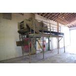Food Process System Pre Cutter, 1" Wide Slicing Blades Motorized Conveyor 16 ft. x 36 in. Wide Belt,