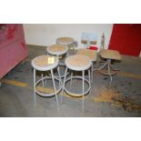 (4) Stools, Assorted Chairs