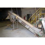 Motorized Incline Belt Conveyor, 14 ft. Length x 18 in. Wide Belt, Motor 230/460 Volt