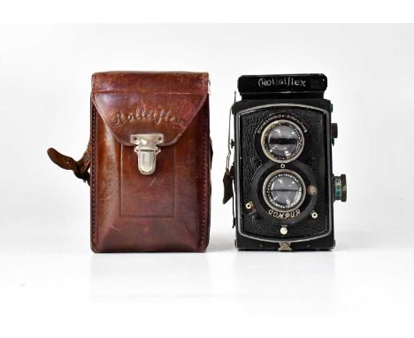ROLLEIFLEX; a Standard 3.5 TLR medium format camera, serial no. 421566, with Carl Zeiss Jena Tessar 1:3.5 f=7.5cm taking lens