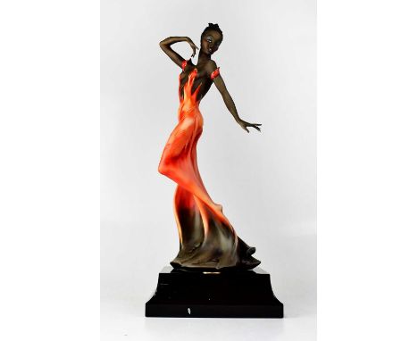 GIUSEPPE ARMANI; a figure, model no. 2229/c 'The Fire', signed Paolo Leoncini, limited edition no. 500/1500, height 58cm, in 