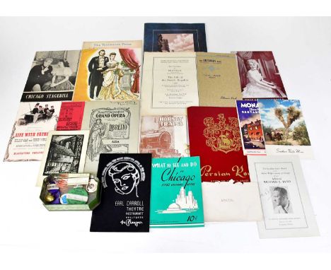 A group of ephemera relating to America, mainly from the 1940s, to include a Chicago Visitors' Guide dated 1940, a booklet fo