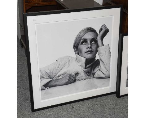 After Alisdair Macdonald (1940-2007)"Michael Caine, 1964"Photographic print, together with "Twiggy", Holywood Picture Archive