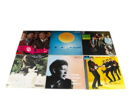 Sixties LPs, approximately one hundred and fifty albums of mainly Sixties artists including The Hollies, The Beatles, The Equ