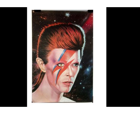 Music Posters, approximately twenty music posters with five David Bowie (portraits, record pomotions), Siouxsie &amp; the Ban