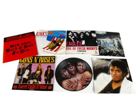 7" Singles, approximately three hundred and fifty 7" singles of mainly Pop and Rock with artists including Guns n Roses, Mich