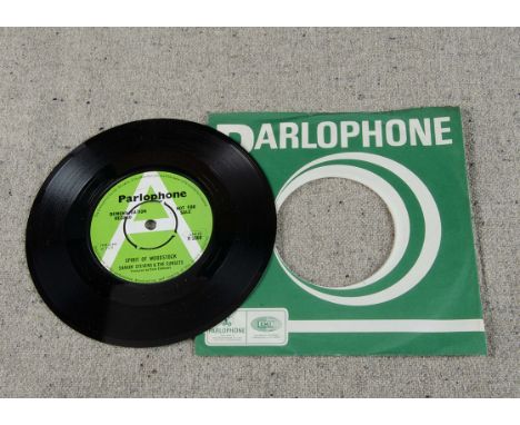 Shakin Stevens Demo 7" Single, Spirit of Woodstock b/w Down on the Farm - Original UK Demo 7" release 1970 on Parlophone (R 5