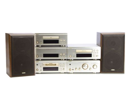 Denon Stereo System, a complete Denon Stereo System comprising of Amplifier UPA -F88, Mini-Disc player / recorder DMD F88, CD