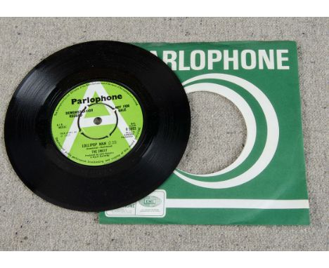 The Sweet Demo 7" Single, Lollipop Man b/w Time - Original UK Demo 7" release 1969 on Parlophone (R 5803) - Company Sleeve - 