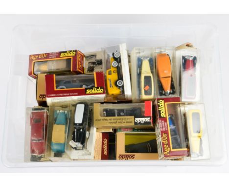 Solido, 50 Modellautos + Militärfahrzeuge, France, 1:43, Okt Z 2+/2-, meist sehr guter Zustand