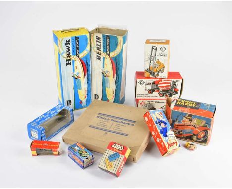 Konvolut Originalkartons, Gama, Funny Harry u.a., bitte besichtigen, Z 1-3
