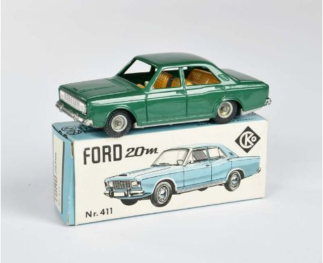 Kellermann, 411 Ford 20 M, W.-Germany, 13 cm, Blech, Friktion ok, Okt Z 1-, Z 1