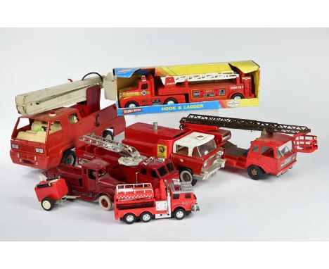 Triang, Gama u.a., Konvolut Feuerwehren, GemBw, teilw. Mängel, bitte besichtigen