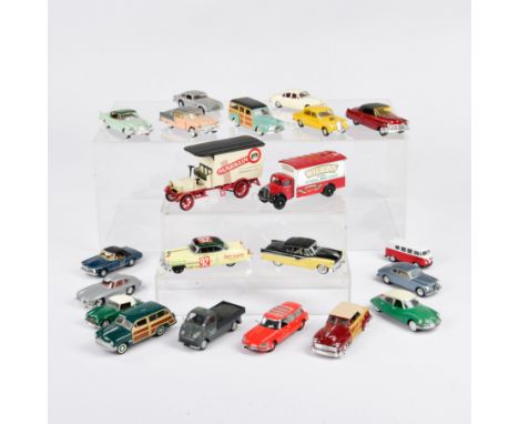 Corgi, Solido u.a., Konvolut Modellautos, 1:43, Blech, meist Z 1