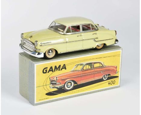 Gama, Opel Kapitän, W.-Germany, 25,5 cm, Blech, Friktion ok, min. LM, Reprobox, Z 1-