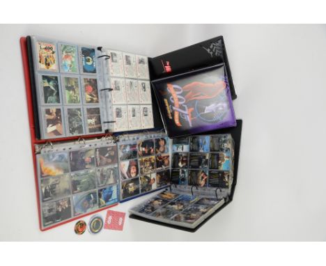 James Bond - Six folders of Trading / Collectors cards including Connoisseur Collection, Tomorrow Never Dies, The World Is No