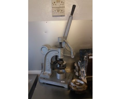 Victorian John Hunt cast iron pastry roller