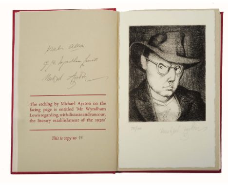 WYNDHAM PERCY LEWIS, The Roaring Queen, Limited edn. 75 /100. 1973. Secker and Warburg, Portrait by Michael Ayrton. Signed by