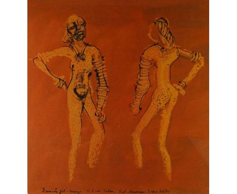 JOHN PIPER limited edition (65/200) colour print - entitled 'Indian Love Poems', with description verso and signature by the 