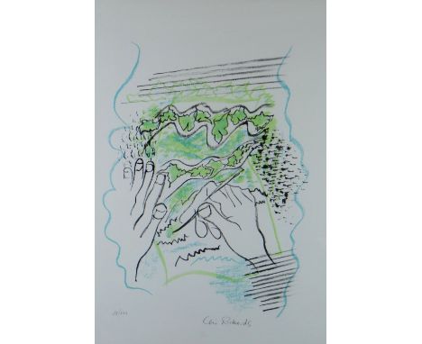 CERI RICHARDS limited edition (14/100) coloured lithograph - entitled 'Vacluse', signed posthumously by the artist's widow, 4
