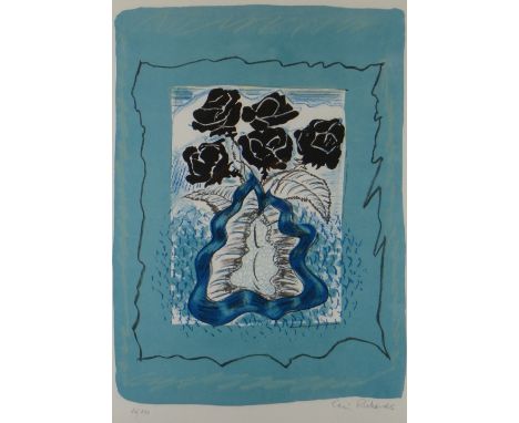 CERI RICHARDS limited edition (14/100) coloured lithograph - entitled 'Information Report XVI', signed posthumously by the ar