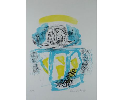 CERI RICHARDS limited edition (14/100) coloured lithograph - entitled 'Improvisation Number Nine Upon the Dawn', signed posth