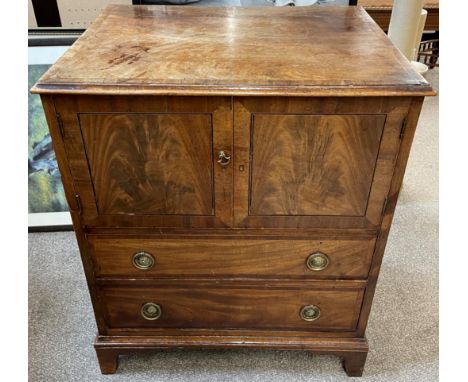 Georgian commode converted to a cabinet