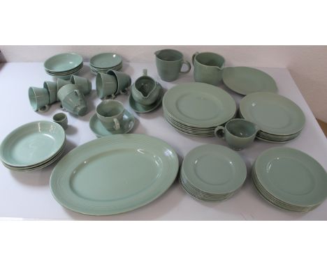 Beryl Woods Ware part dinner/tea service, to include, 4 x 19cm bowls, 2 x coffee cups, 6 x tea cups, 4 x 17cm bowls, 7 x sauc