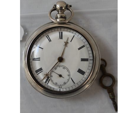 John S McDonald, New Pitsligo silver pocket watch in a pair case, English lever movement (loose glass)&nbsp;