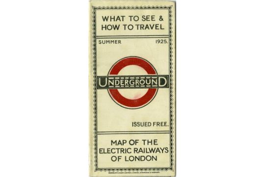 1925 London Underground Map Of The Electric Railways Of London