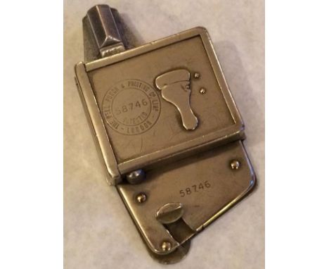 Bell Punch TICKET MACHINE as used from the 1890s on. Machine no 58746, it punches and dings. [1]
