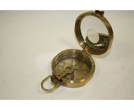 A STANLEY OF LONDON BRASS COMPASS