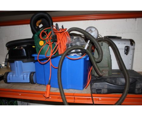 A QUANTITY OF ELECTRICALS AND TOOLS TO INC A McKELLER POWER DRILL