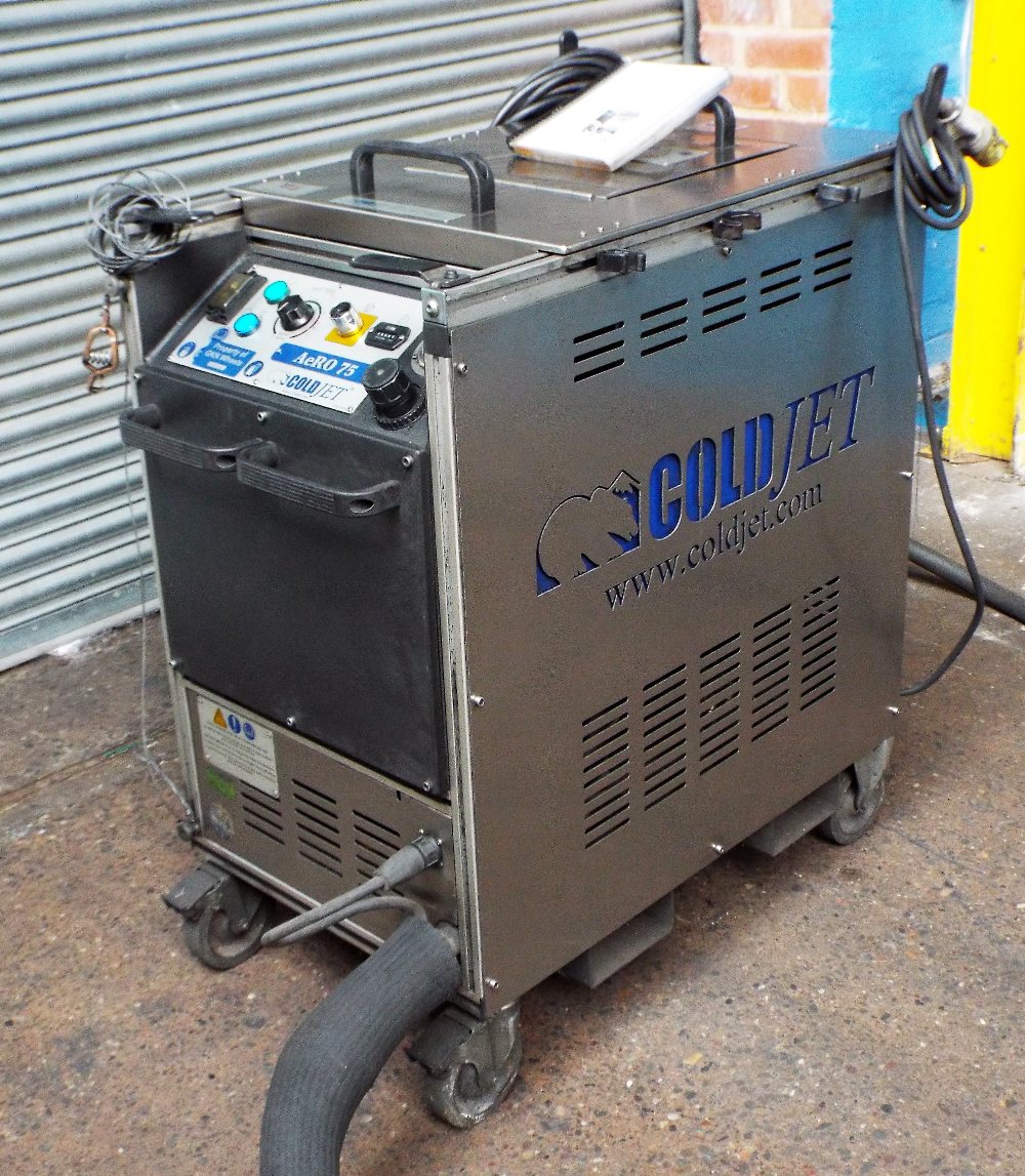 This lot is for a used Coldjet AeRO 75 Dry Ice Blasting Machine