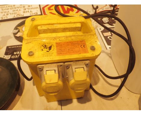 110v two socket step down transporter. Not available for in-house P&amp;P, contact Paul O'Hea at Mailboxes on 01925 659133 Co