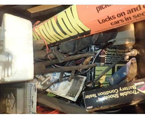 Box of mixed workshop tools etc. Not available for in-house P&amp;P, contact Paul O'Hea at Mailboxes on 01925 659133 