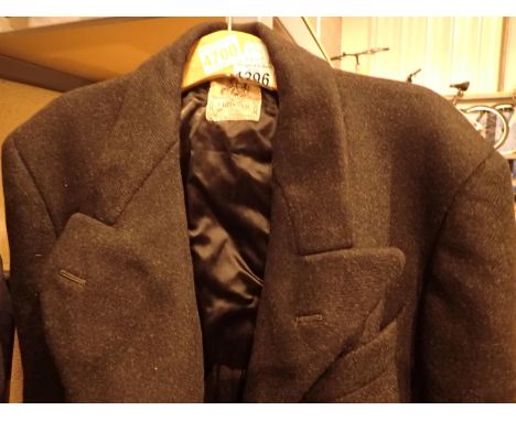 Vintage Crombie coat by H Hunter. Not available for in-house P&amp;P, contact Paul O'Hea at Mailboxes on 01925 659133 
