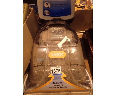 Vax rapide carpet washer. Not available for in-house P&amp;P, contact Paul O'Hea at Mailboxes on 01925 659133 Condition Repor