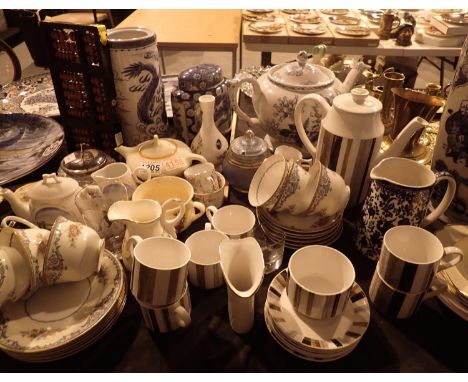 Collection of mixed ceramics including Midwinter and souvenir ware. Not available for in-house P&amp;P, contact Paul O'Hea at