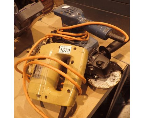 Sander angle grinder and jigsaw by Bosch and Black and Decker. Not available for in-house P&amp;P, contact Paul O'Hea at Mail