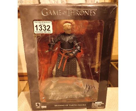 Game Of Thrones Brienne Of Tarth figure, H: 20 cm, in excellent condition, box poor. P&amp;P Group 1 (£14+VAT for the first l