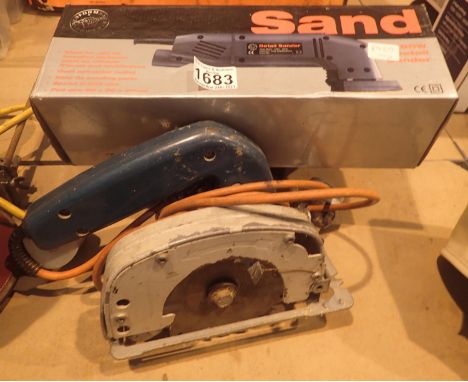 Stanley router with Bits skill saw and boxed detail sander. Not available for in-house P&amp;P, contact Paul O'Hea at Mailbox