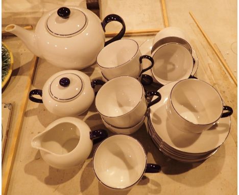Habitat ceramic tea set. Not available for in-house P&amp;P, contact Paul O'Hea at Mailboxes on 01925 659133 